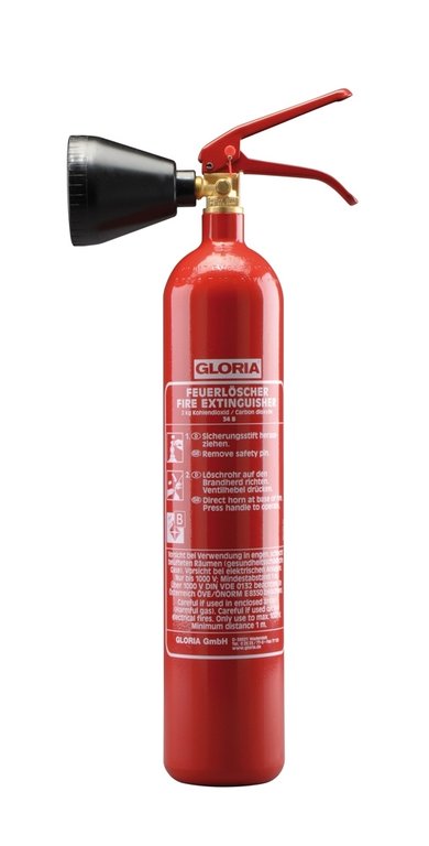 EMERTAC  Brandschutz - Gloria CO2 Feuerlöscher K2 – EMERTAC - Emergency  Supplies & Tactical Gear