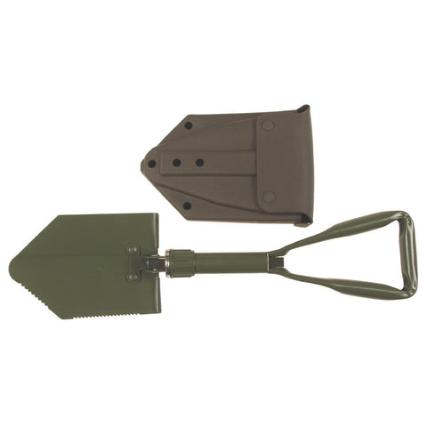 BW Klappspaten, 3-teilig, oliv - EMERTAC - Emergency Supplies & Tactical Gear